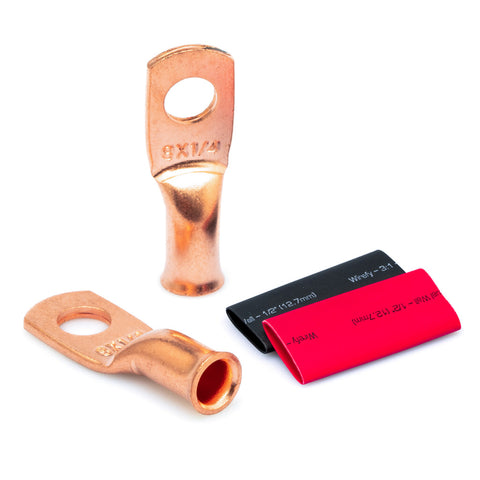 Wirefy copper lugs_1/4&8 Gauge