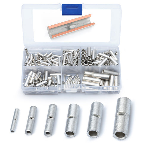 wirefy non-insulated butt connectors kit _200 PCS