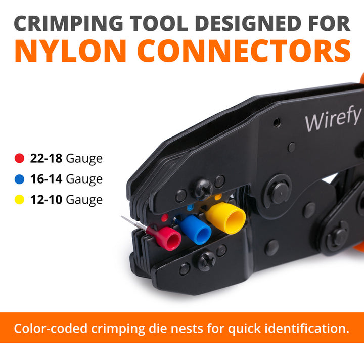 The Perfect Crimp With Wirefy’s Insulated Nylon Connector Crimper ...