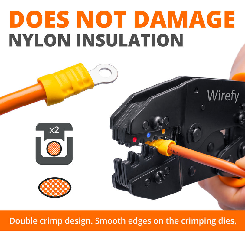 The Perfect Crimp With Wirefy’s Insulated Nylon Connector Crimper ...