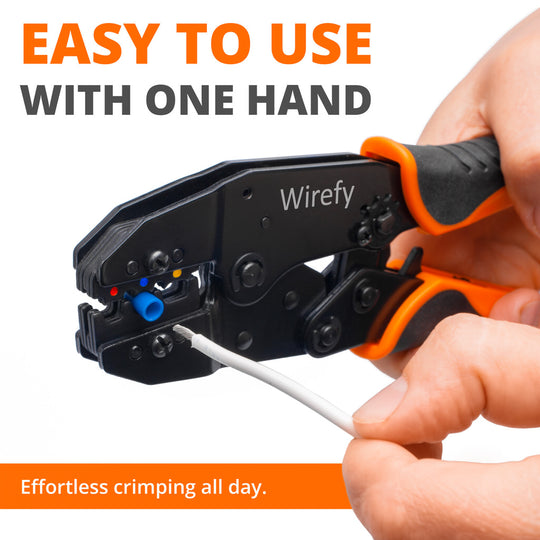 The Perfect Crimp With Wirefy’s Insulated Nylon Connector Crimper ...