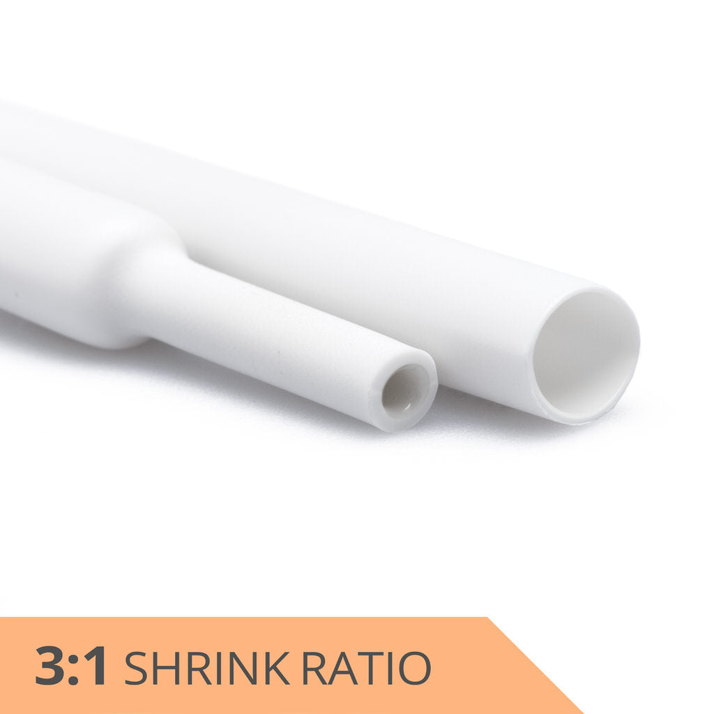 Best Heat Shrink Tubing Kit (130 PCS Black White) Wirefy