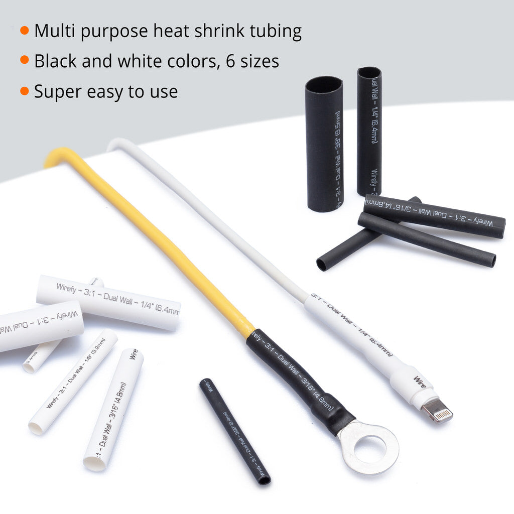 Tubo Termoretraibile 4.8mm Con Adesivo Tubo Termoretraibile Bianco 3:1 Doppia Parete - Diametro 4,8mm (3/16), Lunghezza 1 Piede Tubo Pvc 32 - Foto 7