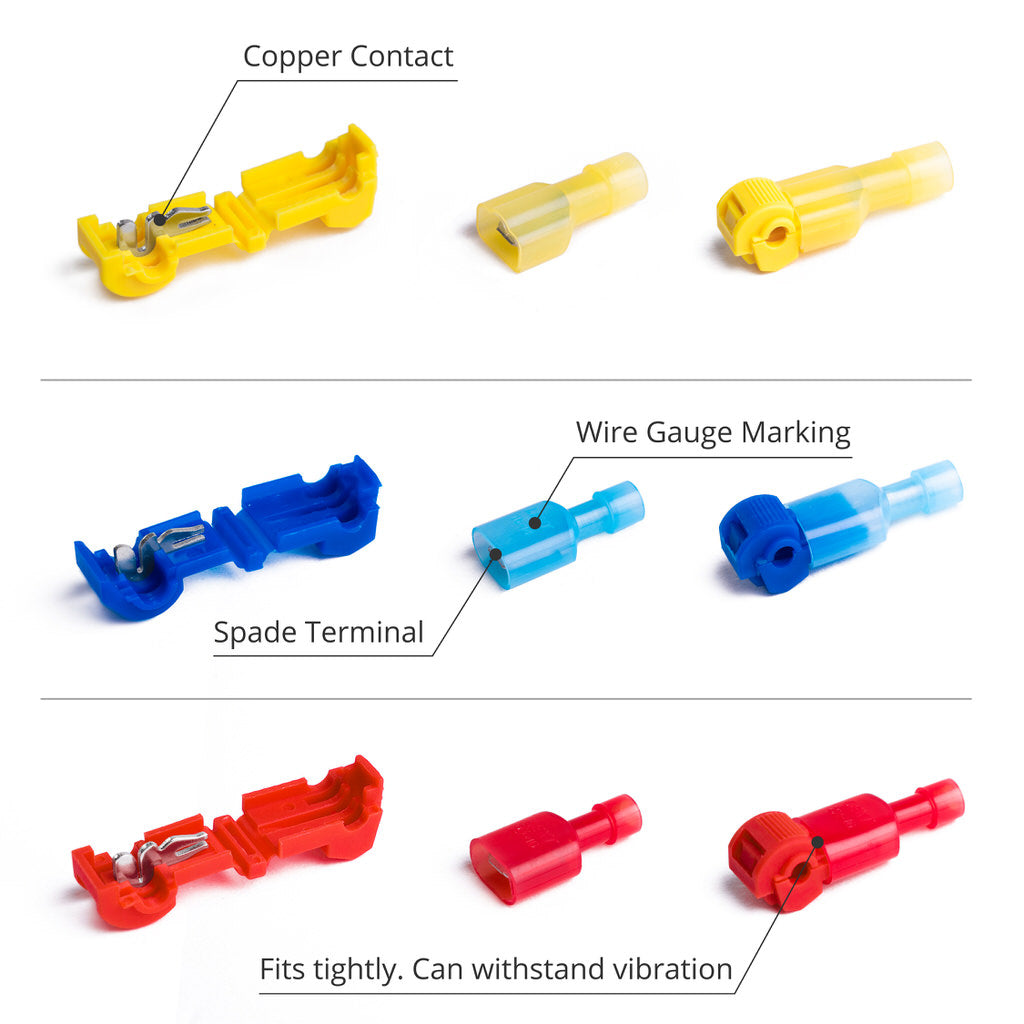T Tap Electrical Wire Connectors Kit Wirefy